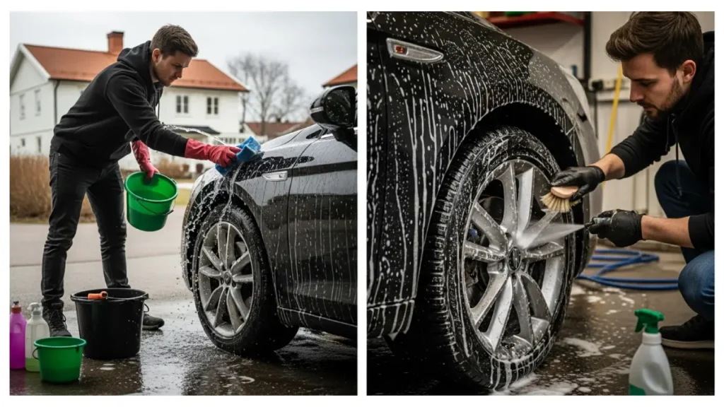 Vårstäda bilen efter vintern: steg för steg